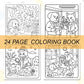 Book Coloring Halloween Theme For All Ages Cute And Cozy Creepy Creatures 24 Page Edition Fall 2025 Gift Idea