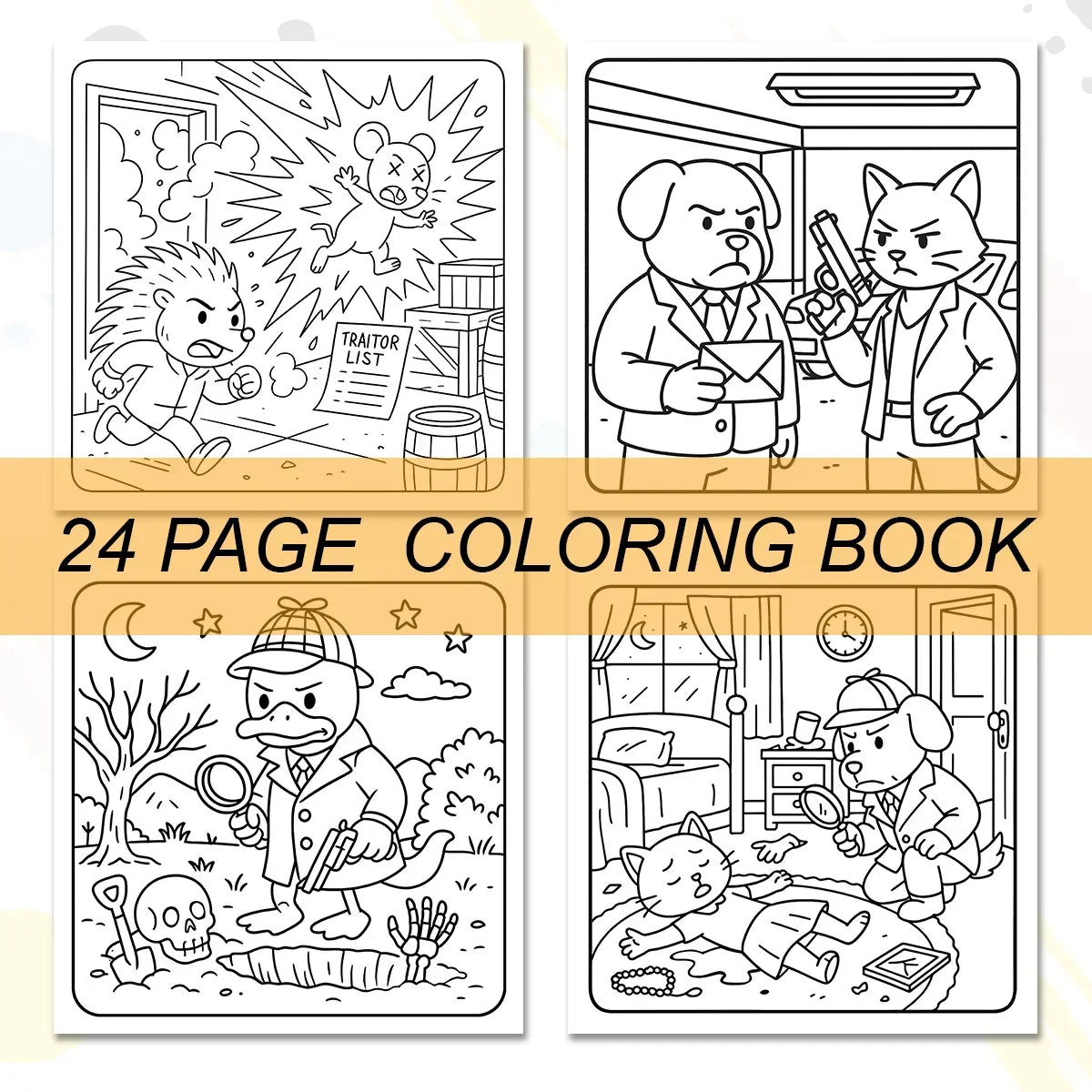 Book Coloring Halloween Theme For All Ages Cute And Cozy Creepy Creatures 24 Page Edition Fall 2025 Gift Idea
