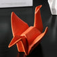 Ceramic Bird Statue Origami Sculpture Contemporary Desktop Household Decor Fall 2025 Accent Minimalist Office Gift
