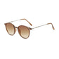 Compact Round Cat Eye Sunglasses Kit for Women and Men - Vintage Skinny Eyewear, 2 Pairs