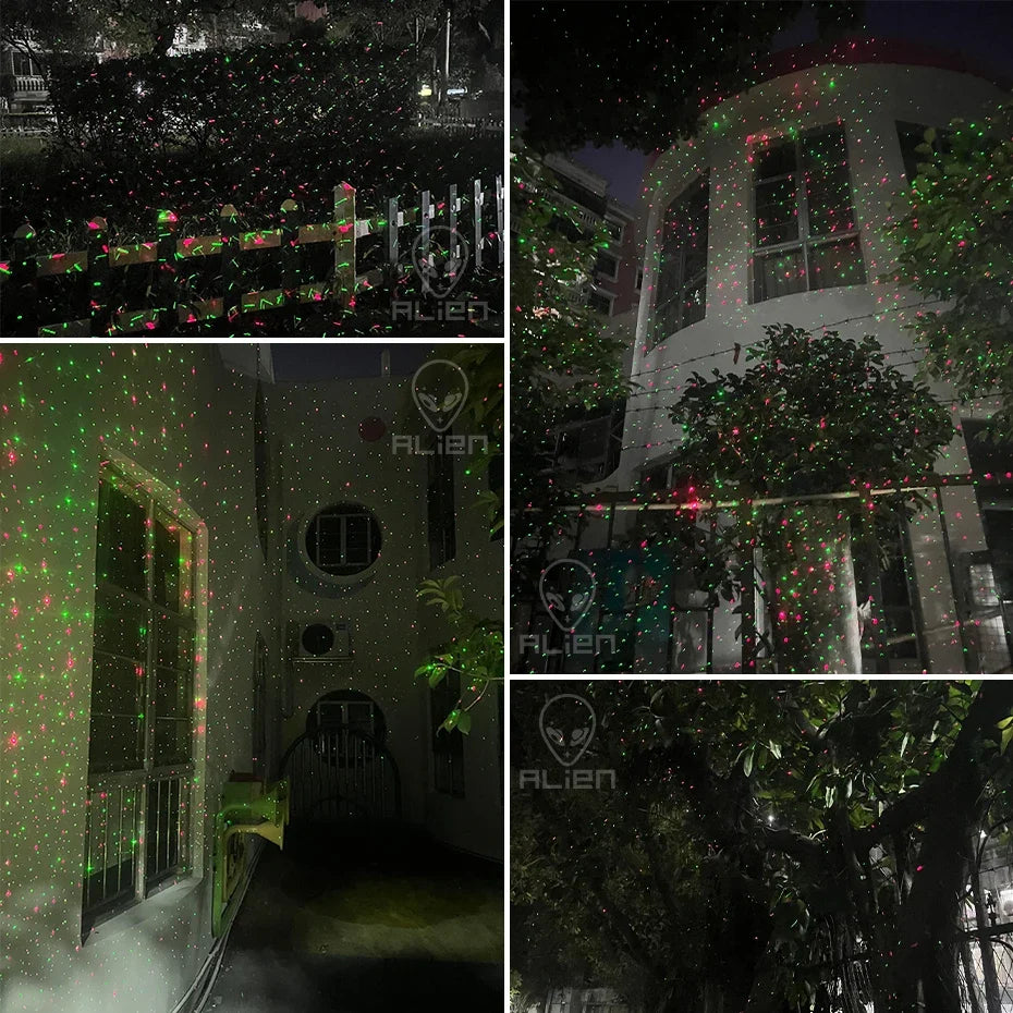 Christmas Laser Light Projector Water-Resistant Outdoor Garden