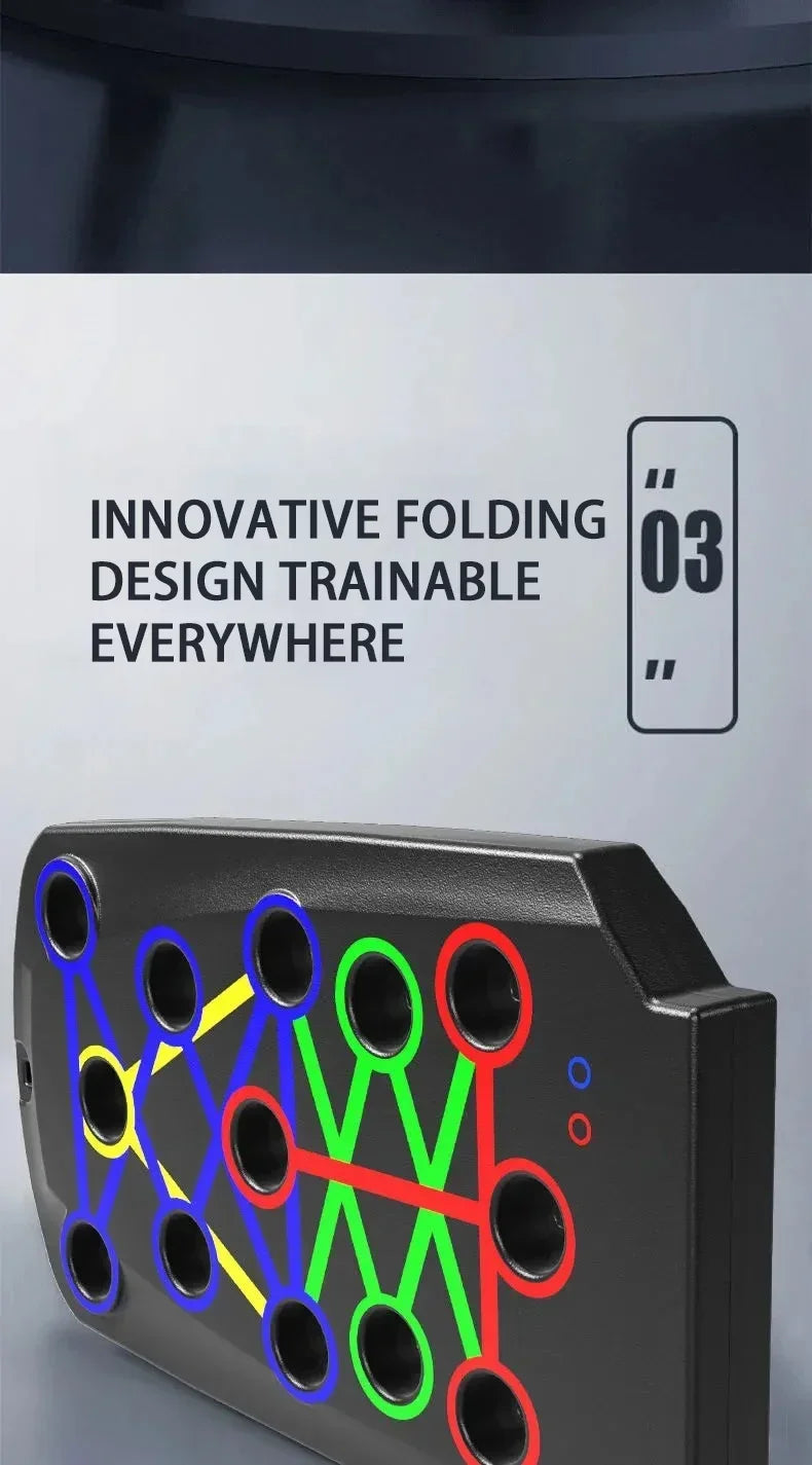 Push Up Board Foldable 28 Modes Household Workout Trainer