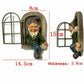 Gnome Garden Resin Statue Naughty Elf Window Hugger Fairy Tale Garden Decor Fall 2026 Gift Idea
