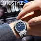 Deluxe Quartz Watch Stainless Steel Date Water-Resistant Luminous