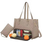 Lunch Insulated Bag Black Shoulder Laptop Bag 2-in-1 Large Capacity Back to School 2026 Gift