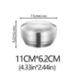 Steel Stainless Double Layer Rice Bowl With Lid Insulated