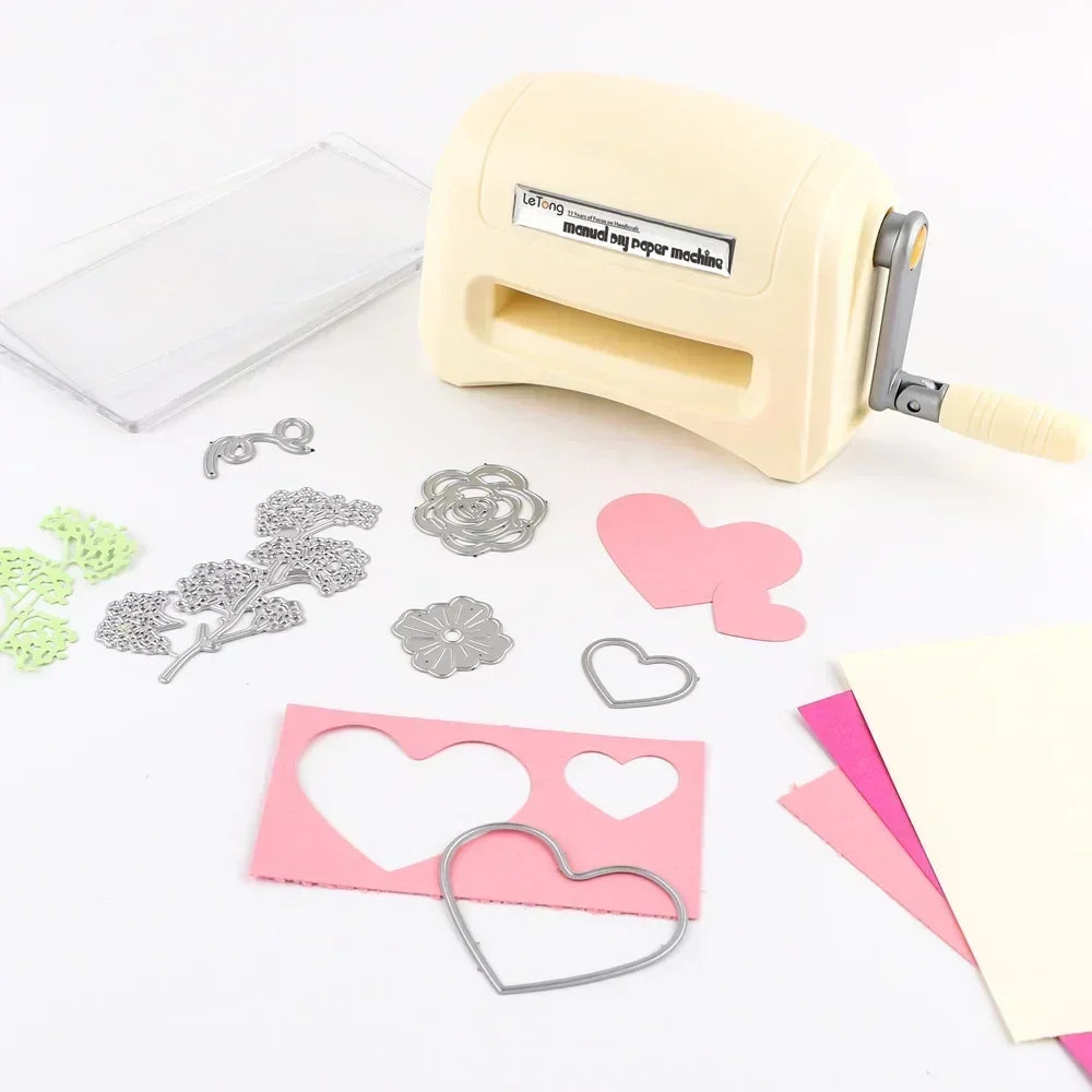 Die Cutting Machine Mini Hand-Operated Hand Crank Craft Device