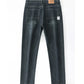 Men’s Stretchy Jeans - Wide Leg, Cotton, Business Casual