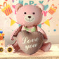 Bear 3D Balloon Foil Lying Cartoon Heart Design Birthday Party And Valentine Decor 2026 Gift