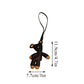 Keychain Bear PU Leather Mini Bag Charm Cute Gift Accessory