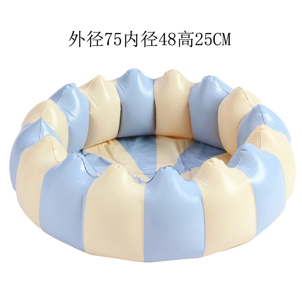 Variant image for Inflatable Mermaid and Dinosaur Swimming Pool for Kids, Durable PVC, Multiple Sizes 90CM-150CM, Fun Outdoor Summer Activity-3