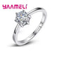 Ring Engagement Sterling Silver Solitaire Ring Austrian Crystal Fall 2026 Timeless Sparkle Gift Idea