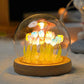 Handmade LED Tulip Flower Night Light - DIY Decorative Lamp for Bedroom, A Great Valentine's Day Gift