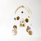 Mobile Baby Wooden Crib Hanging Toy Newborn Nursery Fall 2025 Soothing Music Developmental Gift