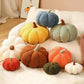 Cozy Sherpa & Boucle Throw Pillow for Fall & Halloween Household Decor, Ideal Gift for Kids and Babies – Plush Pumpkin Cushion