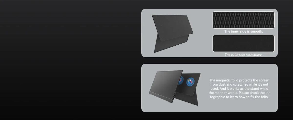 OLED 13.3 Inch Travel-Friendly Monitor 1ms HDR 100 Percent DCI P3