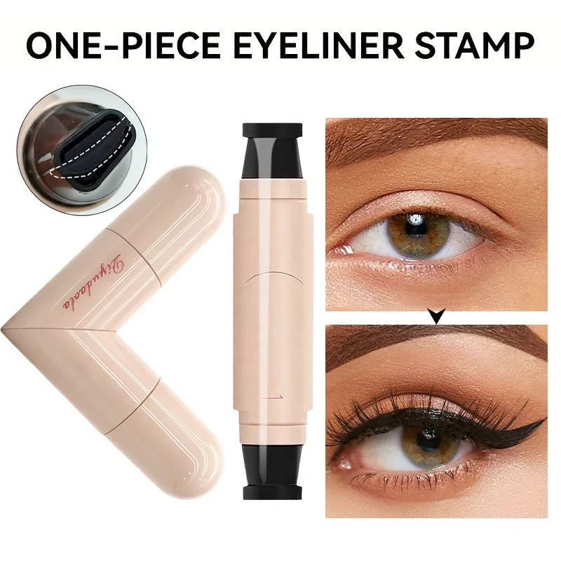 Waterproof2026 Edition Eyeliner Stamp Pen Rotating Cat Eye Device Sweat Proof Long Lasting for Beginners TikTok Viral Fall