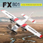 EPP Foam FX801 RC Plane - 2CH Remote Control Aircraft for Kids, Simple Assembly Toy Gift