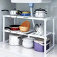 Stackable Sink Organizer Shelves - Household Organizers for Kitchen & Bathroom Storage Solutions