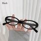 Blue2026 Edition Light Glasses Y2K Retro Oval Frame Eyeglasses For Reading And Computer Use, TikTok Viral