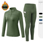 Women's Warm Thermal Long Johns Kit - Cozy Second Skin Winter Underwear for Active & Casual Wear