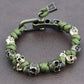 Skull Paracord Bracelet Gothic Wristband Halloween 2026 Gift Idea Flexible Braided Jewelry