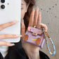 Free 1+1 Birkin Inspired Mini Hand Bag - Tiny PU Leather Bag Charm