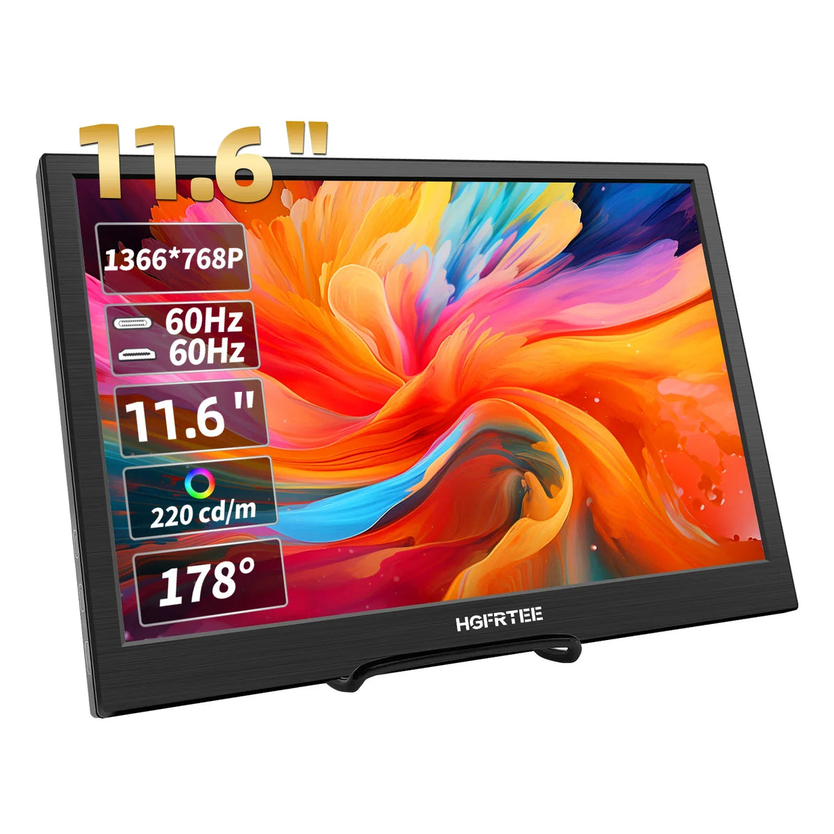 Travel-Friendly Monitor 11.6 Inch HDMI Gaming Second Screen
