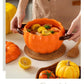 Ceramic2025 Edition Soup Pot Pumpkin Lid Porcelain Large Fall