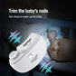 Motor-Driven Nail Clippers 2-in-1 Baby Manicure Trimmer Anti-Splash Infant Nail Groomer Newborn Maintenance Fall 2025 Safe