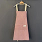 Kitchen Apron Linen Striped Hanging Neck Apron Japanese Style Cooking Gardening Fall 2025 Breathable Flexible