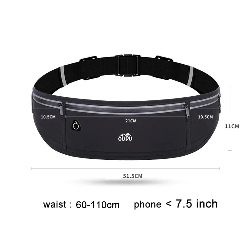 Water-Resistant Running Belt Bag for Men and Women – Sports Fanny Pack