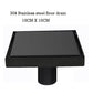 Floor Drain Invisible Square Shower Drain Anti Odor Stainless Steel Simple Clean 2026 Household Renovation Trend