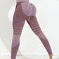 seamless, butt-lifting, for gym & yoga – Compressive high-waist women's 3D leggings
