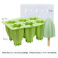 Variant image for 6-Hole Silicone Popsicle Molds for Homemade Ice Cream, Easy Release Ice Pop Maker with Cover and Sticks-9