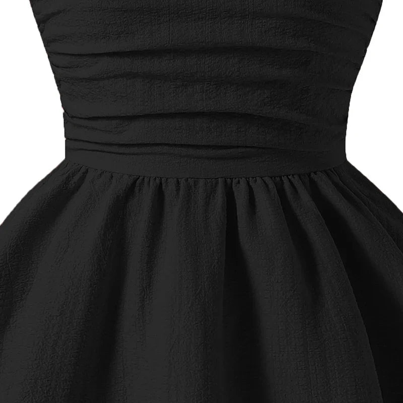 Plush Girls' Princess Dress - Tiered Sling Dress, Flattering, Polyester, For Birthday Party