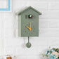 Cuckoo Wall Clock 20x25cm Muted Green Contemporary Hanging Household Clock Fall 2025 Whimsical Quartz Pendulum Gift