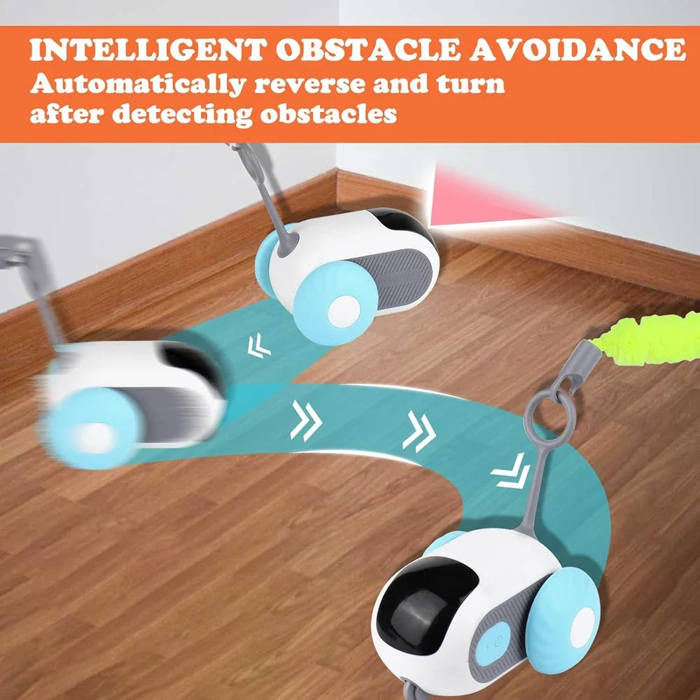 Cat Smart Toy 2 Modes Remote Controlled Car for Cats Dogs Interactive Playing Kitten Training Supplies