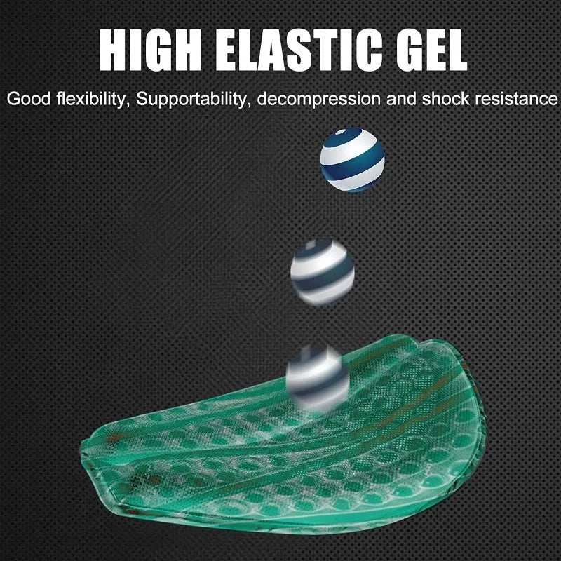 Gel Motorcycle Seat Cushion 3D Honeycomb Pressure Relief Anti-Slip Pad Long Ride Comfort