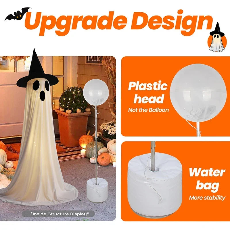 Ghost Glowing Yard Decor Halloween 2025 Outdoor Light