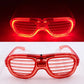 Shape Heart Glow LED Glasses -  Party Glasses for Kids and Adults, 5 Colors Neon Supplies