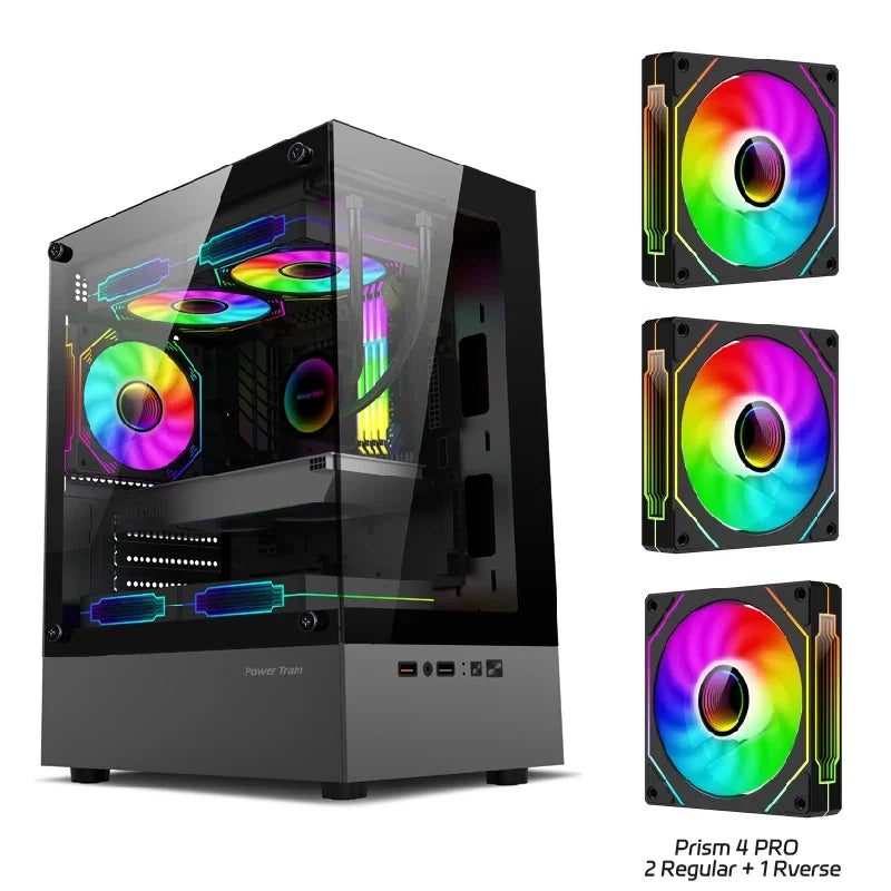 ITX Mini PC Case 240mm Water Cooling MicroATX Chassis