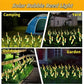 LED Solar Reed Garden Lights Plastic Outdoor Water-Resistant Swaying Pathway Lamps Summer 2026 Patio Decor