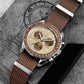 Chronograph Quartz Canvas Watch With Sapphire Crystal