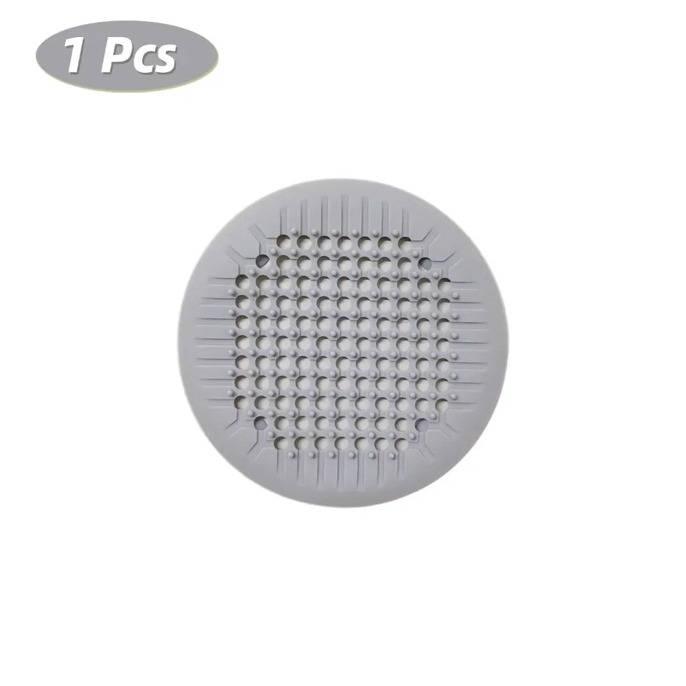 Shower Drain Hair Catcher Silicone Drain Cover - Suction Cup Bath Tub Strainer, Fall 2026 Household Refresh Gift Idea