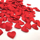 Confetti Heart Padded Fabric Hearts 200Pcs Red Valentine 2026 Table Decor For Wedding Party