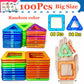 Creative Magnetic Building Blocks Kit - Large & Mini DIY Toys for Kids Aged 7-12, Fun Educational Construction Gift in Mixed Colors