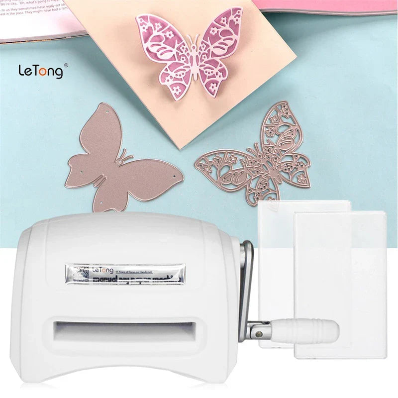 Travel-Friendly Hand-Operated Die Cutting And Embossing Machine For Cards