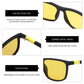 Polarized2025 Edition Sunglasses Square Frame Night Vision Driving Outdoor Sports Light Comfort 100 Percent UV Fall