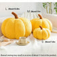 Cozy Sherpa & Boucle Throw Pillow for Fall & Halloween Household Decor, Ideal Gift for Kids and Babies – Plush Pumpkin Cushion